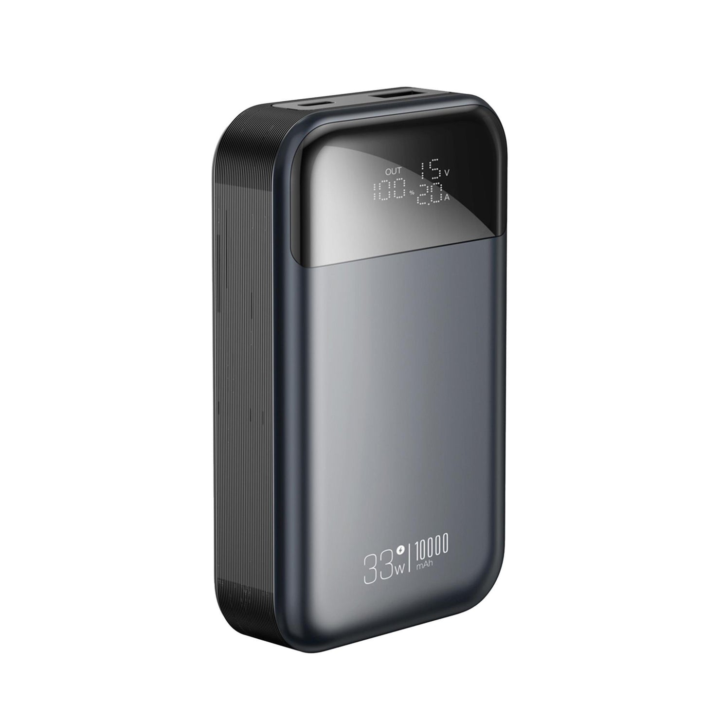 Bateria Externa XO Design PR232, 10000mAh, 33W, QC + PD, 1 x USB-A - 1 x USB-C, Preta