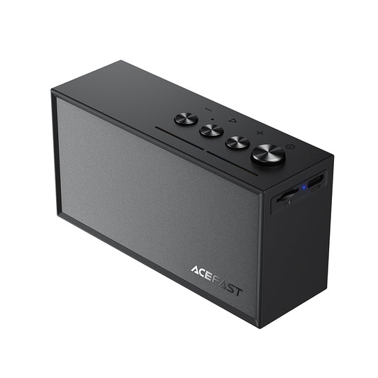 Coluna Bluetooth Acefast K9 Go, 7W, TWS, RGB, à prova de água, Preta