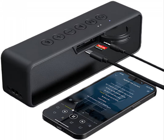 Coluna Bluetooth BlitzWolf BW-WA4, 30W, TWS, à prova de água, Preta