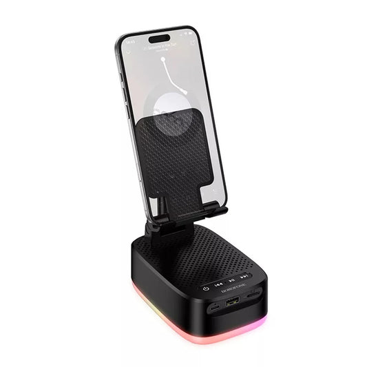 Coluna Bluetooth Borofone BR200 Marea 2em1, 5W, TWS, RGB, Preta