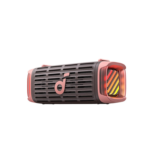 Coluna Portátil Bluetooth Anker SoundCore Boom 3i, 50W, RGB, à Prova de Água, Castanho Rosa D5100080