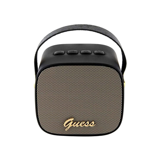 Coluna Portátil Bluetooth Guess 4G Script Logo, 5W, Preta