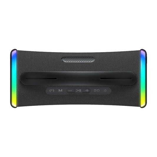 Coluna Portátil Bluetooth HAVIT SK834BT, 2 x 5W, RGB, à Prova de Água, Preta