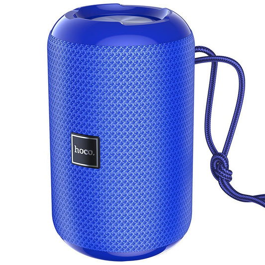 Coluna Portátil Bluetooth HOCO HC1, 5W, TWS, à Prova de Água, Azul