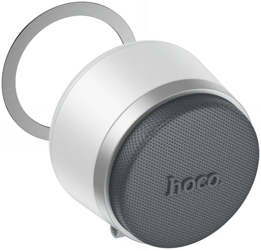Coluna Portátil Bluetooth HOCO HC43 Mini Magnética, 8W, TWS, Branca
