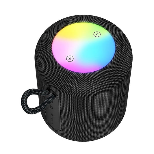 Coluna Portátil Bluetooth HOCO HC30, 5W, TWS, RGB, Preta