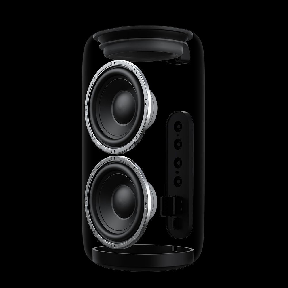 Coluna Portátil Bluetooth McDodo BS-1410, 2 x 5W, RGB, à Prova de Água, Preta
