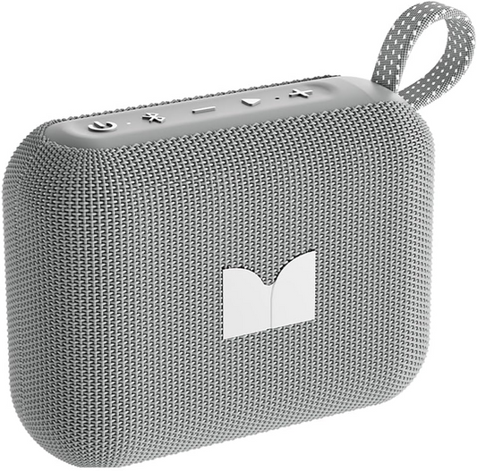 Coluna Portátil Bluetooth Monster Cube 1, 12W, TWS, À prova de água, Cinzento