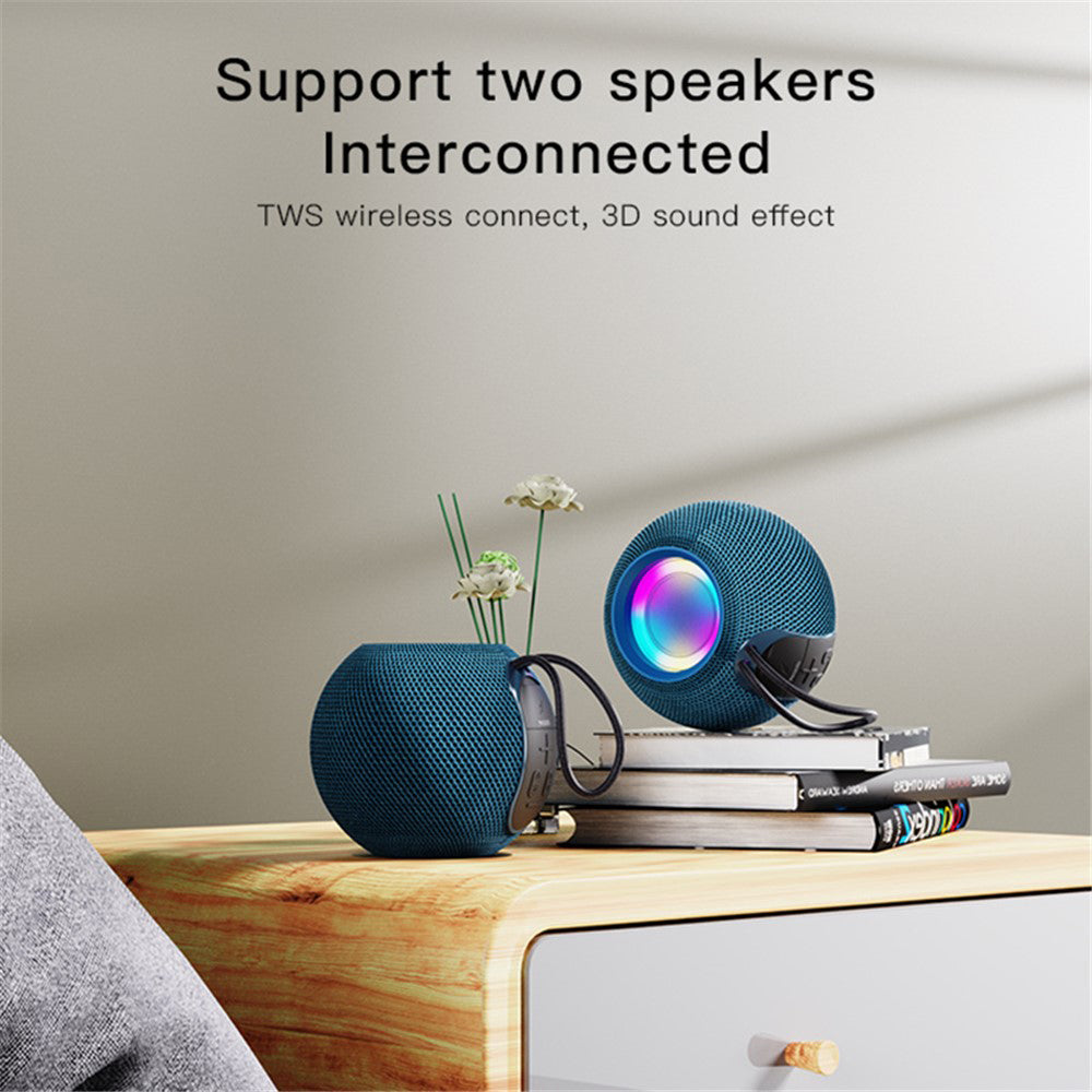 Coluna Portátil Bluetooth Yesido YSW13, 5W, RGB, Azul