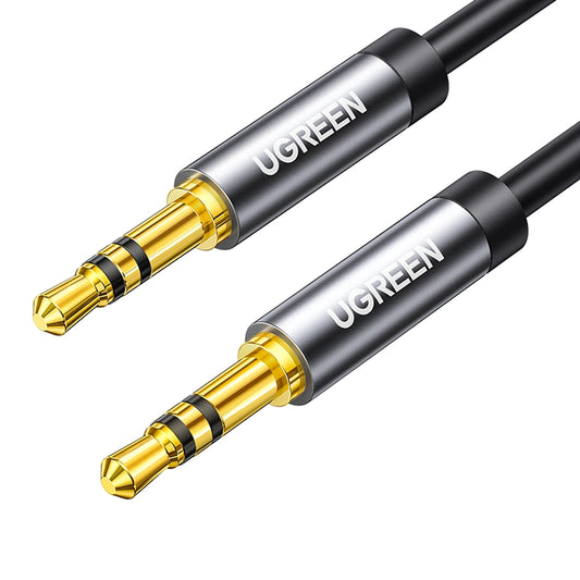 Cabo áudio 3,5 mm - 3,5 mm UGREEN AV119, 2 m, preto