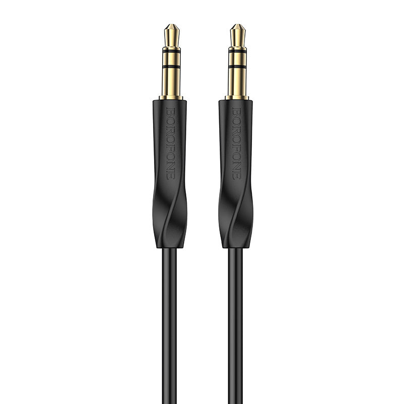 Cabo Áudio 3.5mm - 3.5mm Borofone BL16, 1m, Preto