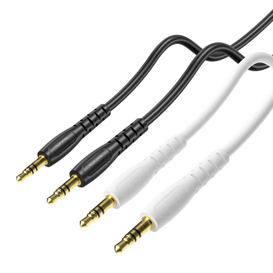 Cabo Áudio 3.5mm - 3.5mm XO Design NB-R270, 1m, Preto