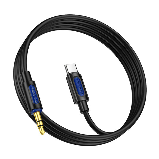 USB-C - Cabo de áudio de 3,5 mm BL20, 1 m, preto