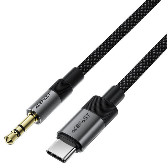 Cabo Áudio USB-C - 3.5mm Acefast J11, 1m, Preto