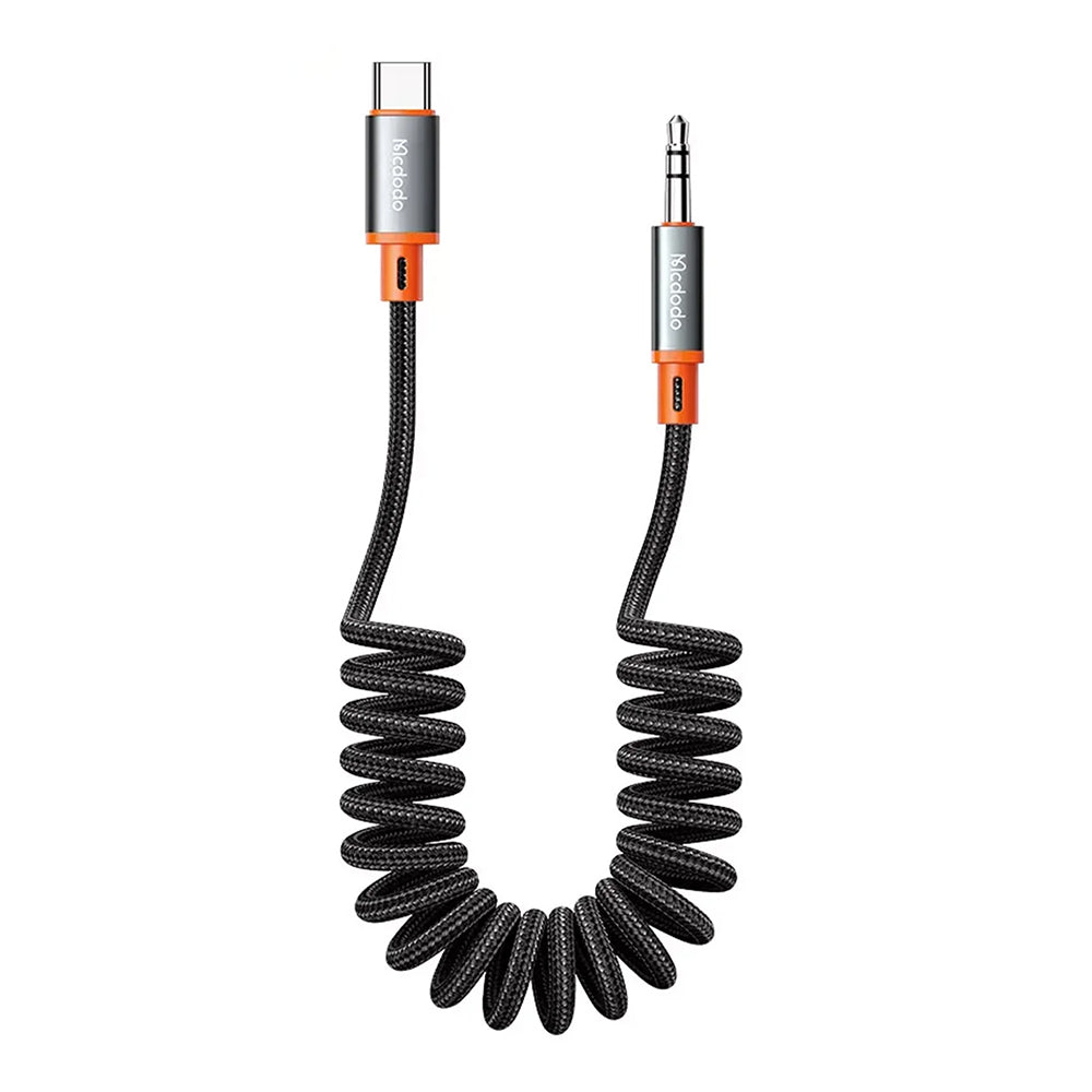 Cabo Áudio USB-C - 3.5mm McDodo CA-0900, 1.8m, Preto