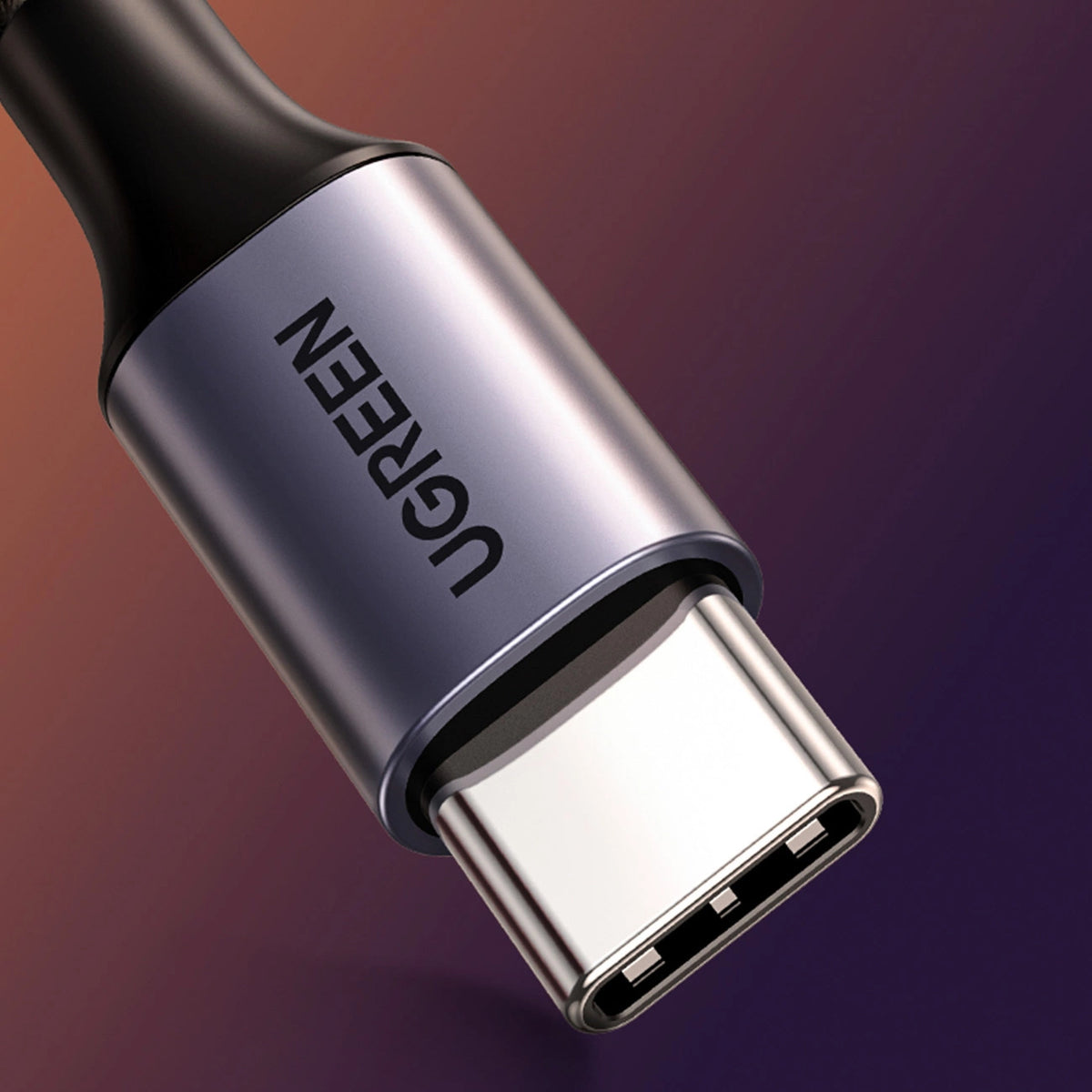 Cabo Áudio USB-C - 3.5mm UGREEN AV143, 1m, Cinzento