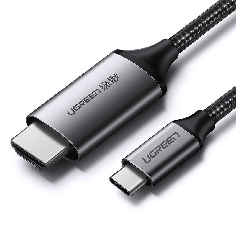 Cabo Áudio e Vídeo USB-C - HDMI UGREEN MM142, 1.5m, Preto