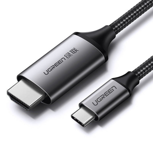 Cabo de áudio e vídeo USB-C - HDMI UGREEN MM142, 1,5 m, preto