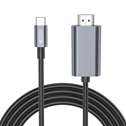Cabo áudio e vídeo USB-C - HDMI Tech-Protect Ultraboost, 2 m, preto