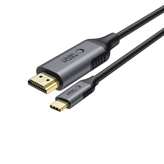 Cabo Áudio e Vídeo USB-C - HDMI Tech-Protect Ultraboost, 1.8m, Preto