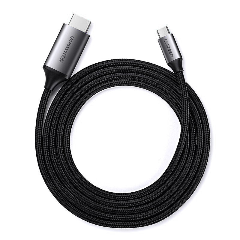 Cabo Áudio e Vídeo USB-C - HDMI UGREEN MM142, 1.5m, Preto