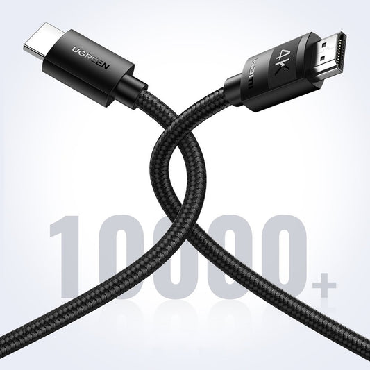 Cabo de vídeo UGREEN HD119, HDMI - HDMI, 4K, 1m, Preto