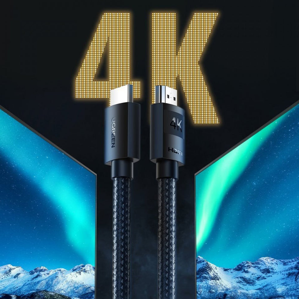 UGREEN HD119 Video Cable, HDMI - HDMI, 4K, 3m, Black
