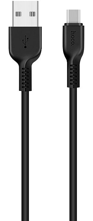 Cabo de Dados e Carregamento USB-A - USB-C HOCO X13 Easy, 18W, 1m, Preto