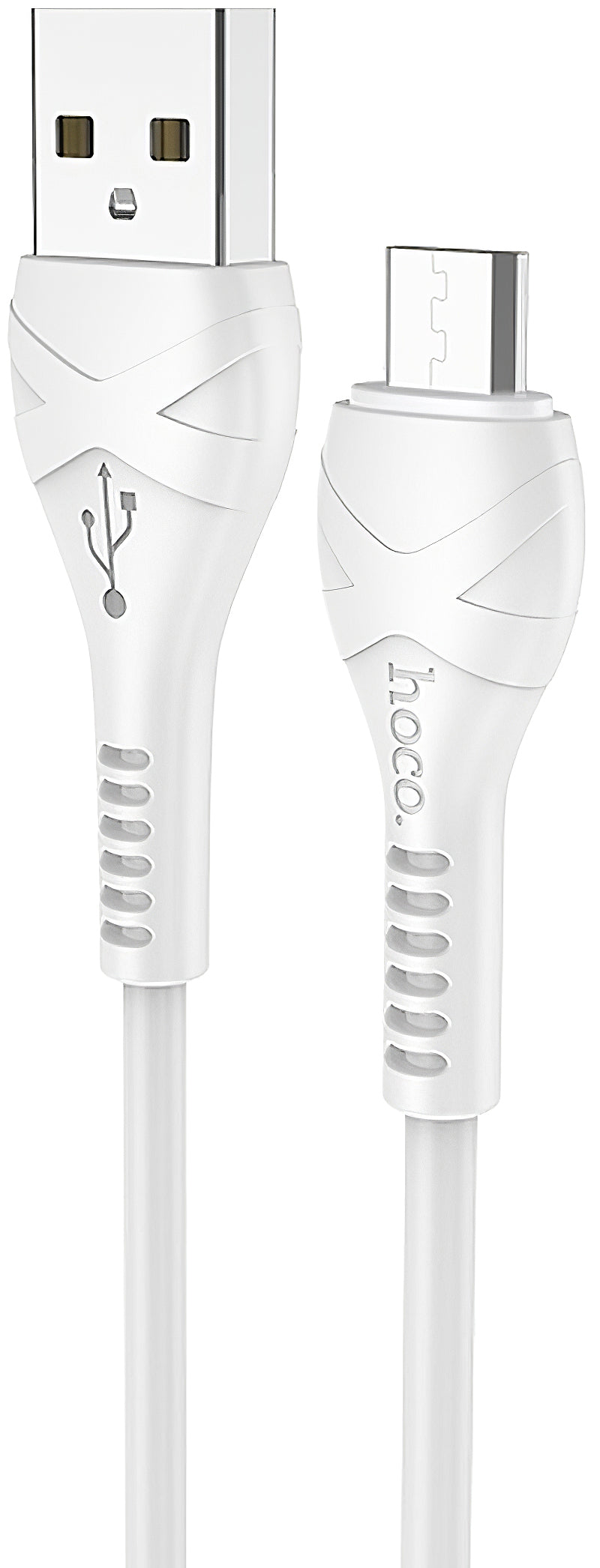 Cabo de Dados e Carregamento USB-A - microUSB HOCO X37, 18W, 1m, Branco