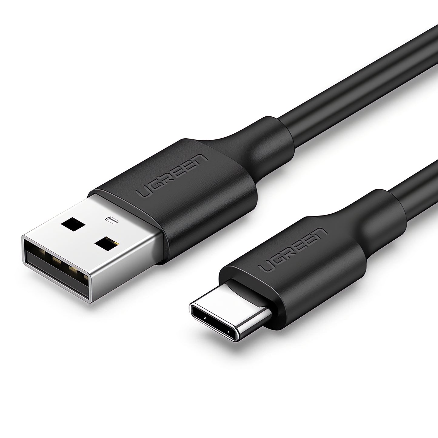 Cabo de Dados e Carregamento USB-A - USB-C UGREEN US287, 18W, 3m, Preto