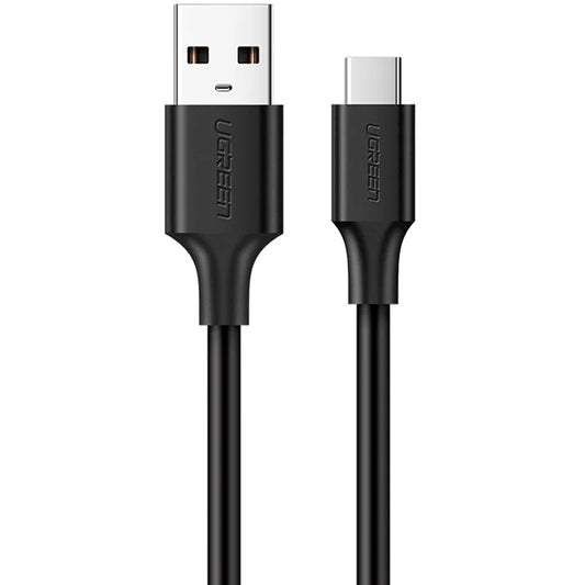 Cabo de carregamento e dados USB-A para USB-C UGREEN US184, 60W, 1m, preto