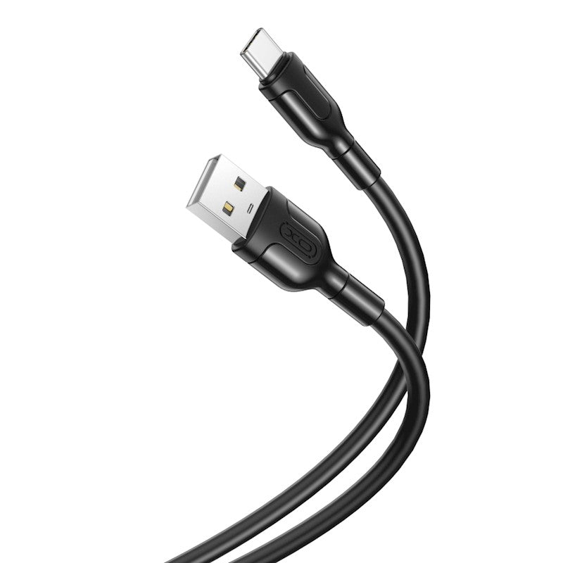 Cabo de Dados e Carregamento USB-A - USB-C XO Design NB212, 18W, 1m, Preto