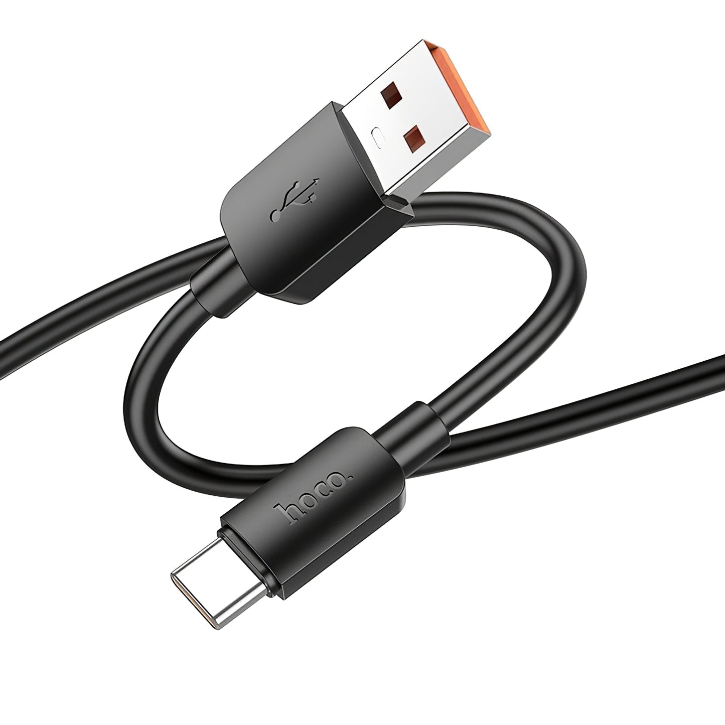 Cabo de carregamento e dados USB-A - USB-C HOCO X96, 100W, 1m, preto