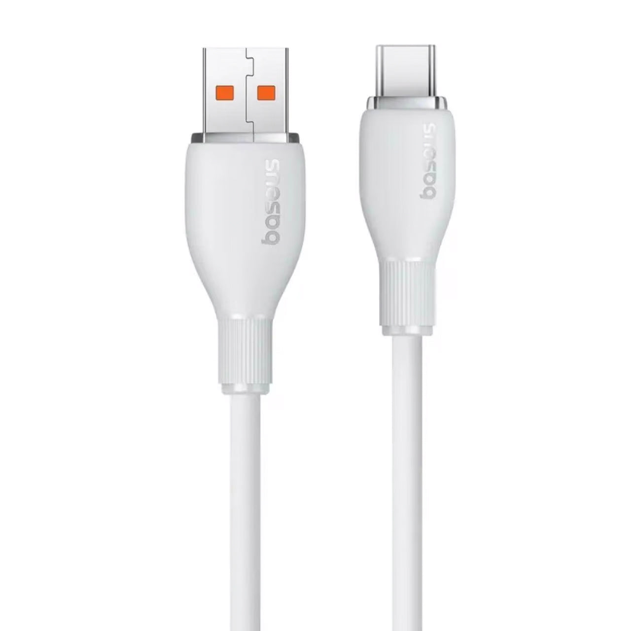 Cabo de Dados e Carregamento USB-A - USB-C Baseus Pudding, 100W, 2m, Branco P10355703221-01