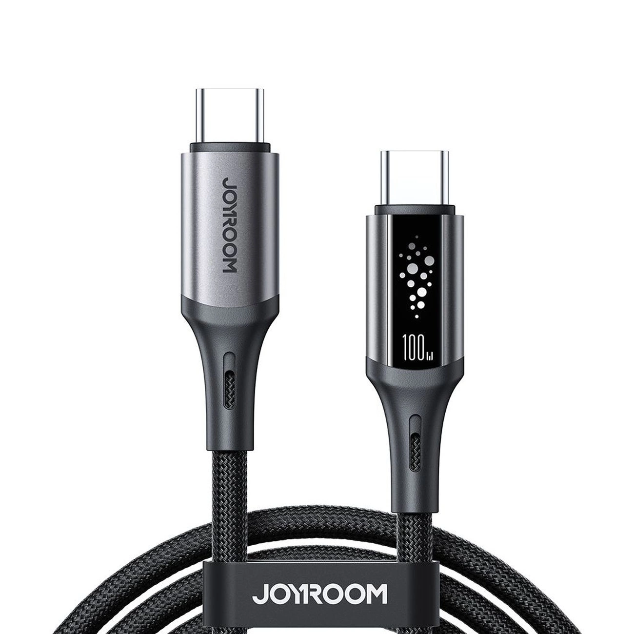 Cabo de Dados e Carregamento USB-C - USB-C Joyroom S-A60 StarTalk, 100W, 1.2m, Preto
