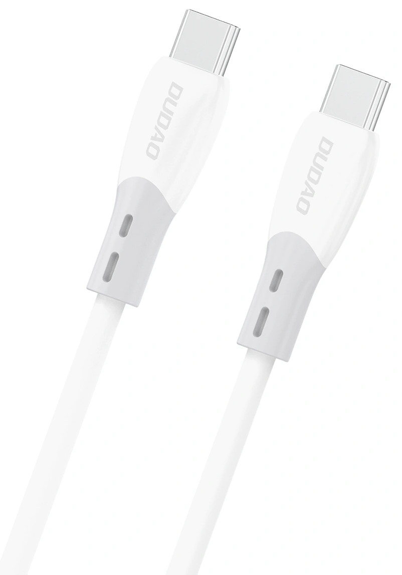 Cabo de Dados e Carregamento USB-C - USB-C Dudao L25SC, 60W, 2m, Branco