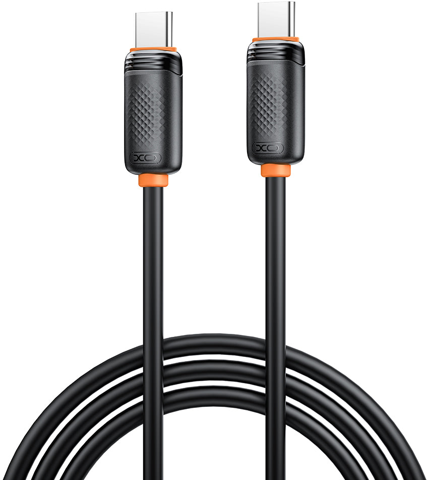 Cabo de Dados e Carregamento USB-C - USB-C XO Design NB-Q302B, 60W, 1m, Preto