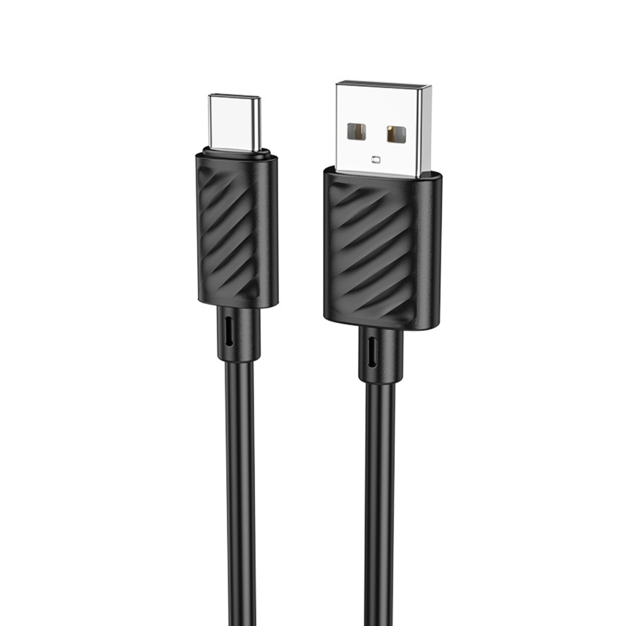 Cabo de Dados e Carregamento USB-A - USB-C HOCO X88, 18W, 2m, Preto