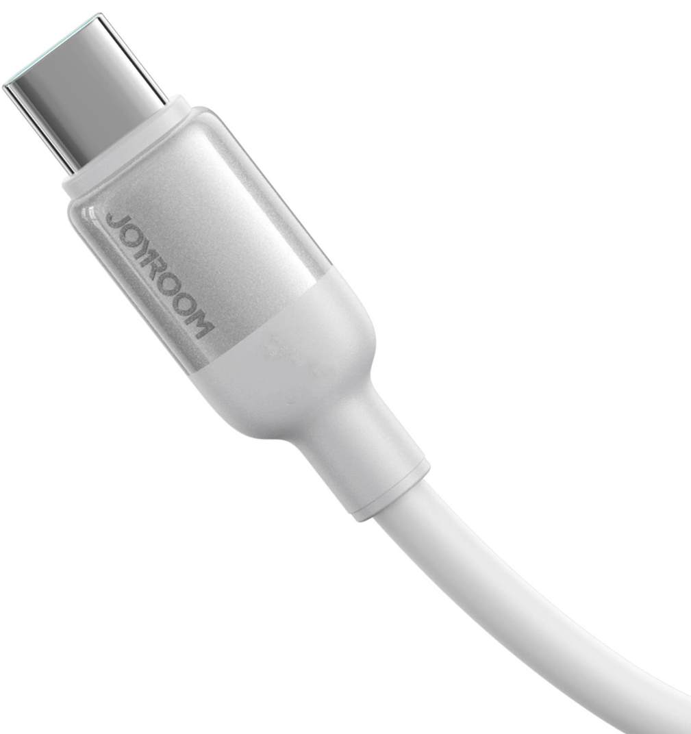 Cabo de Dados e Carregamento USB-A - USB-C Joyroom S-A62 Lively, 18W, 1,2m, Branco