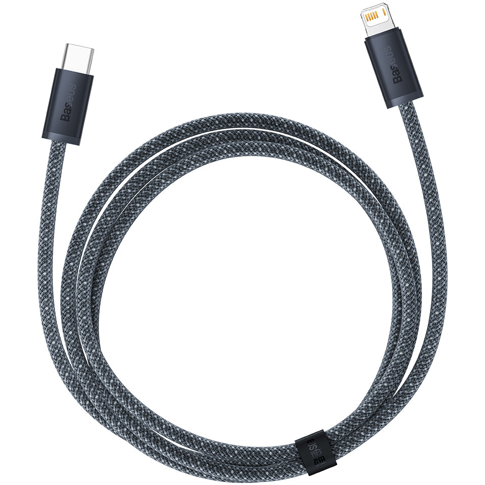 Cabo de Dados e Carregamento USB-C - Lightning Baseus Dynamic Series, 20W, 1m, Cinza CALD000016
