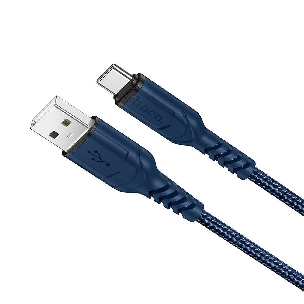 Cabo de Dados e Carregamento USB-A - USB-C HOCO X59 Victory, 18W, 1m, Azul