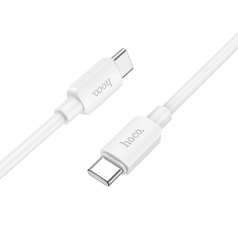 Cabo de carregamento e dados USB-C - USB-C HOCO HOCO X96, 60W, 1m, Branco