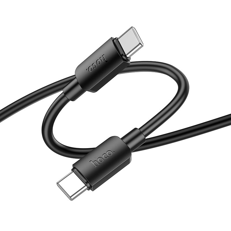 Cabo de carregamento e dados USB-C - USB-C HOCO HOCO X96, 60W, 1m, preto