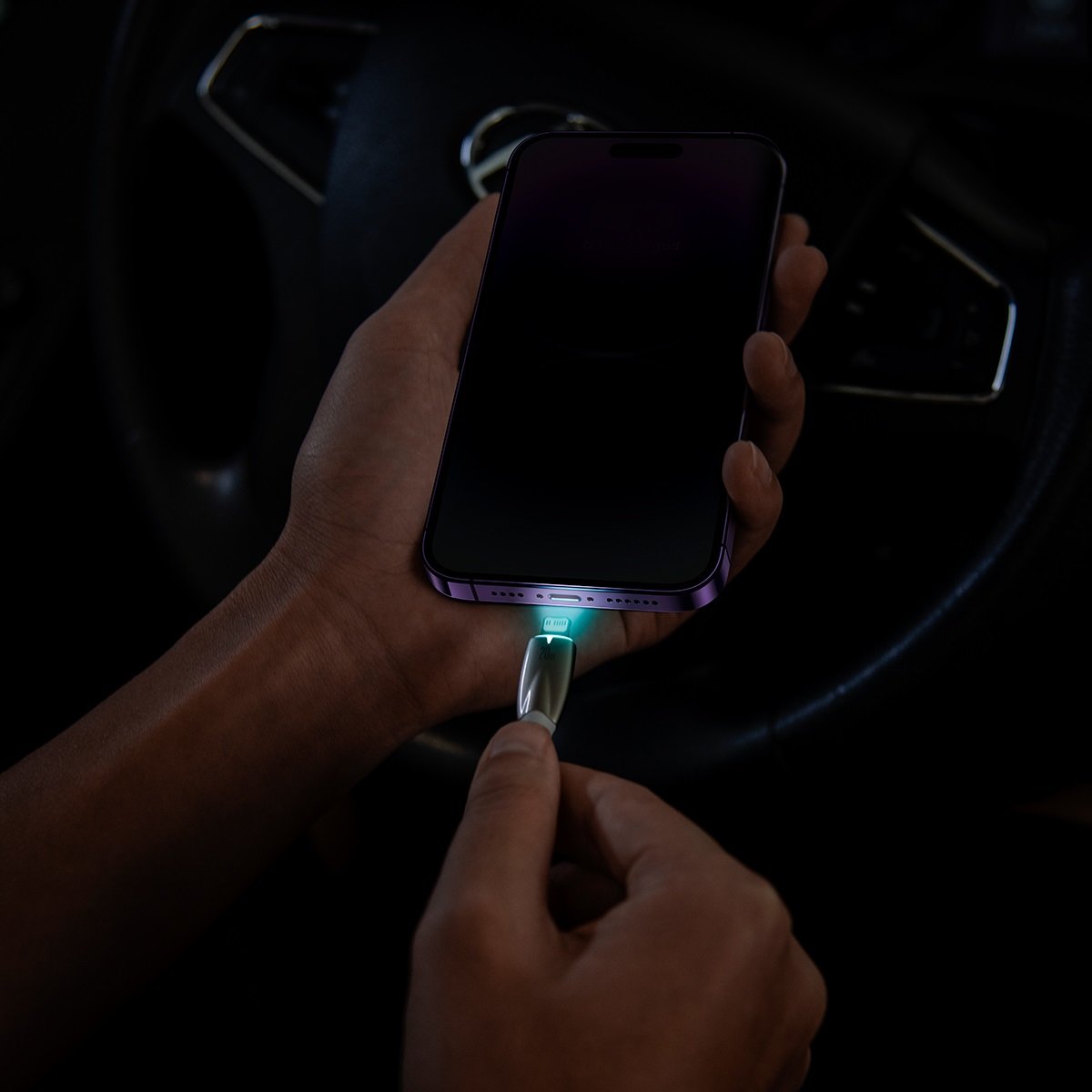 Baseus Glimmer Series USB-C - Cabo de carregamento e dados Lightning, 20W, 1m, branco CADH000002