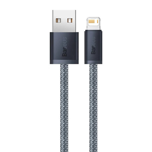 Cabo de carregamento e dados USB-A - Lightning Baseus Dynamic Series, 18W, 1m, cinzento