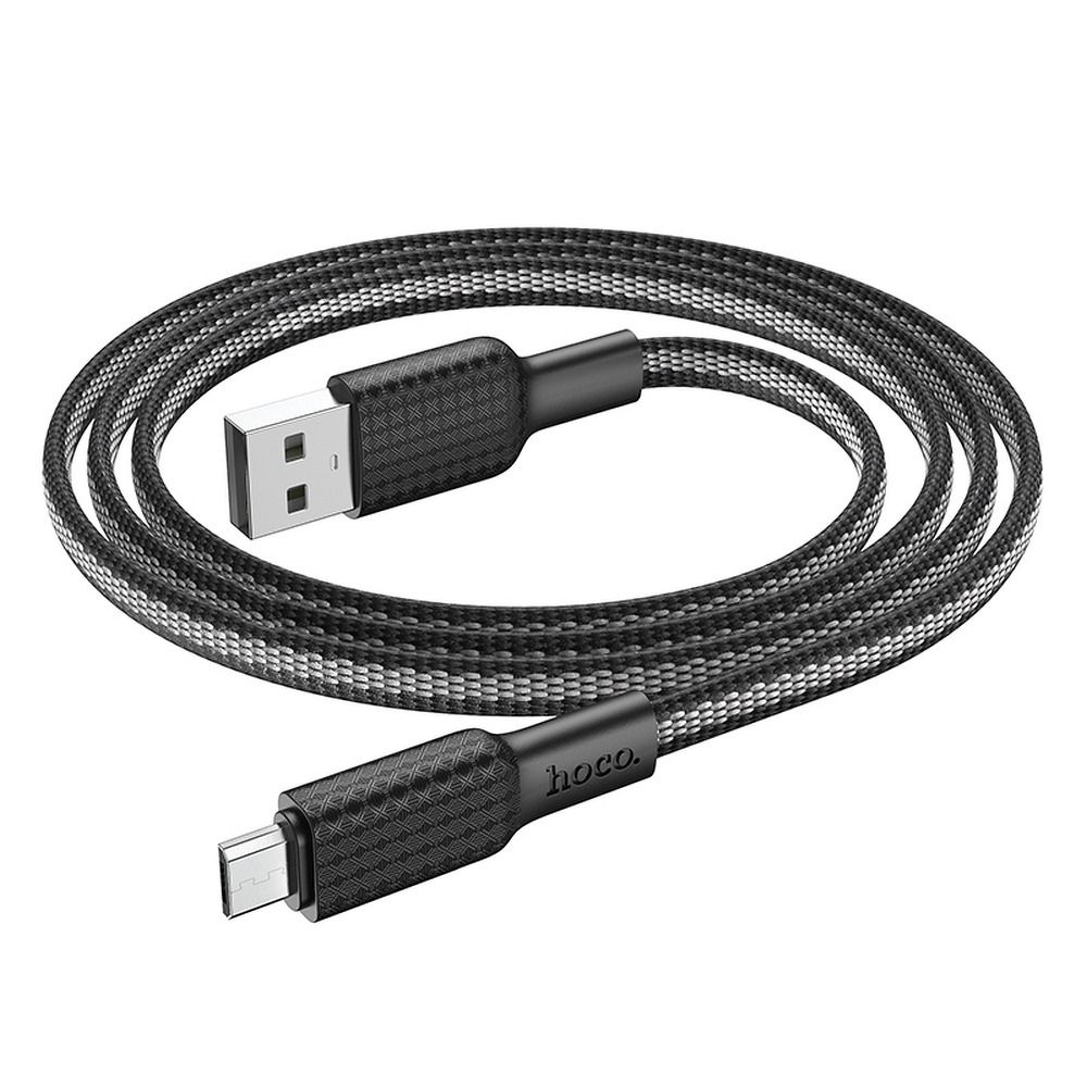 HOCO X69 Cabo de carregamento e dados USB-A - microUSB, 18W, 1m, preto