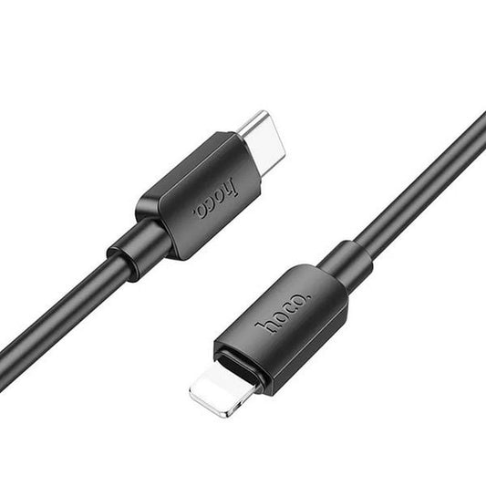 Cabo de Dados e Carregamento USB-C - Lightning HOCO X96, 20W, 1m, Preto