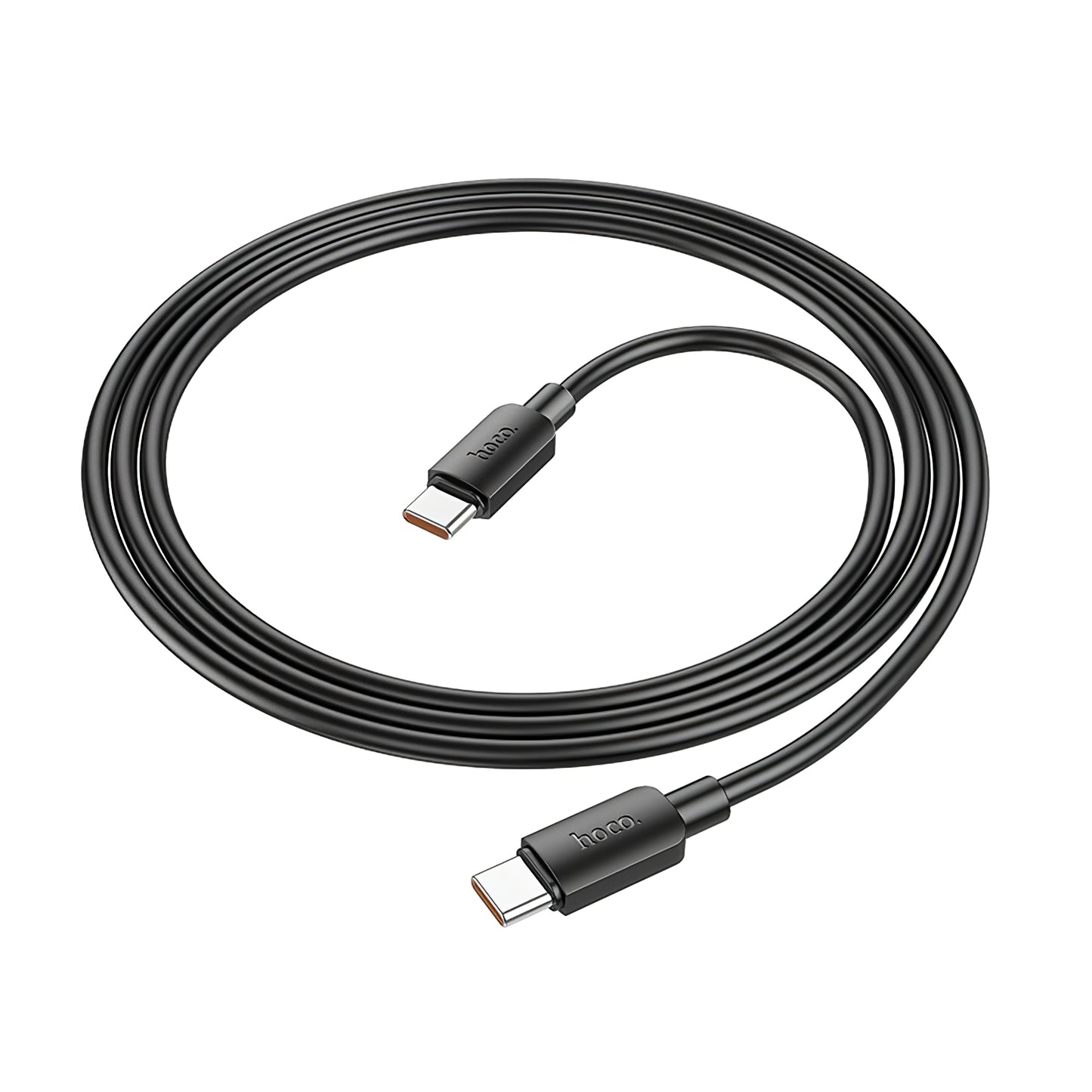 Cabo de Dados e Carregamento USB-C - USB-C HOCO X96, 100W, 1m, Preto