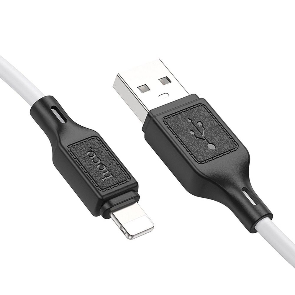 Cabo de Dados e Carregamento USB-A - Lightning HOCO X90, 18W, 1m, Branco