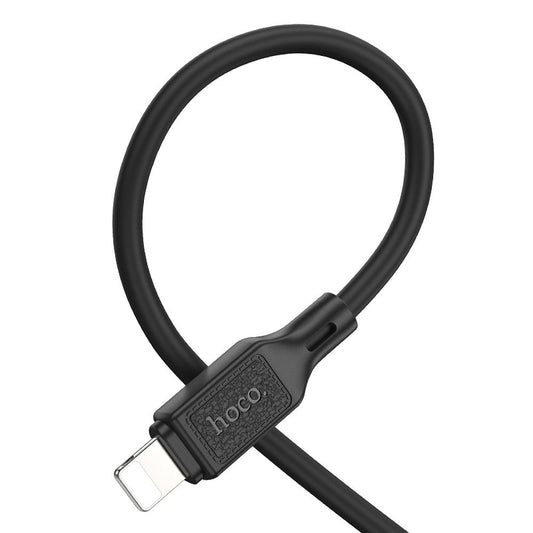 Cabo de Dados e Carregamento USB-A - Lightning HOCO X90, 18W, 1m, Preto